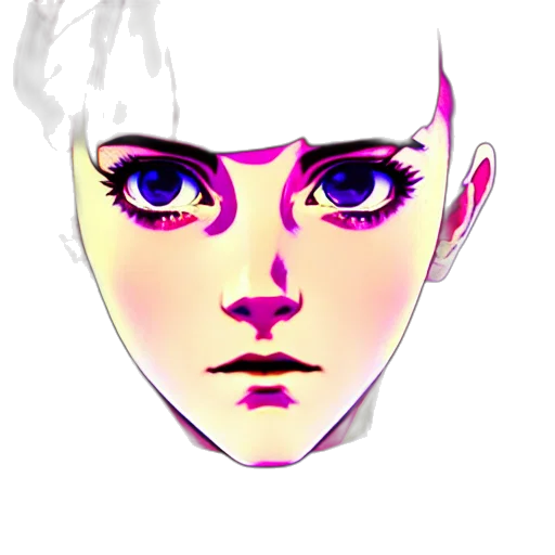face, mask, crown, creature transparent PNG cut-out