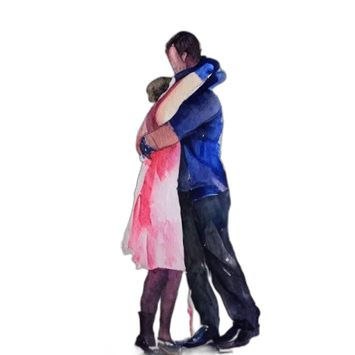 dress, jacket, staff, umbrella transparent PNG cut-out