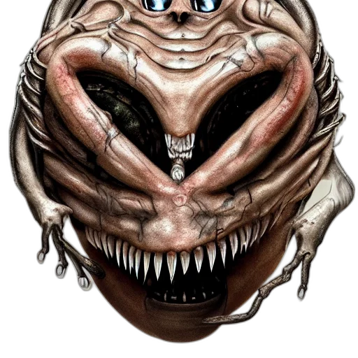 creature, mask, face, dragon transparent PNG cut-out