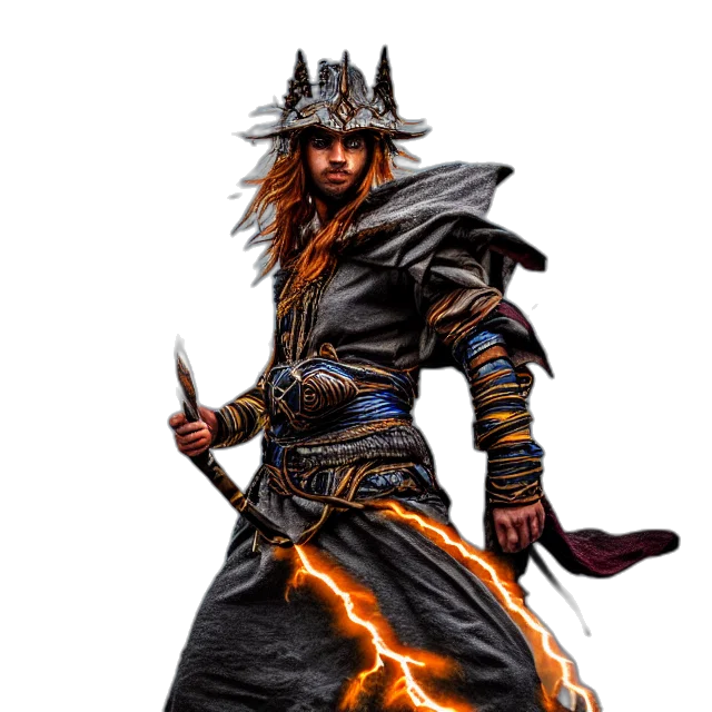staff, sword, dragon, fantasy art transparent PNG cut-out