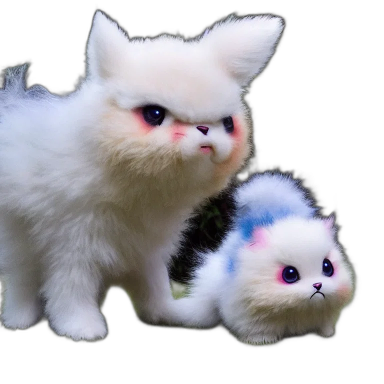creature, animal, 3d render, photorealistic transparent PNG cut-out