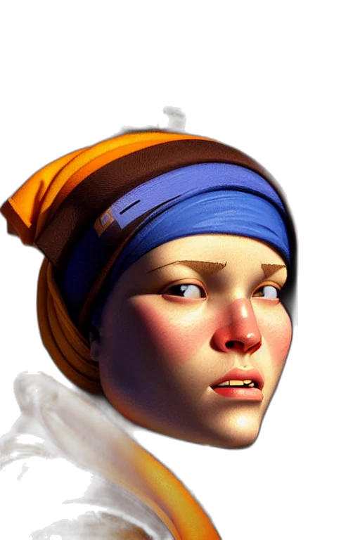 face, hat, staff, mask transparent PNG cut-out