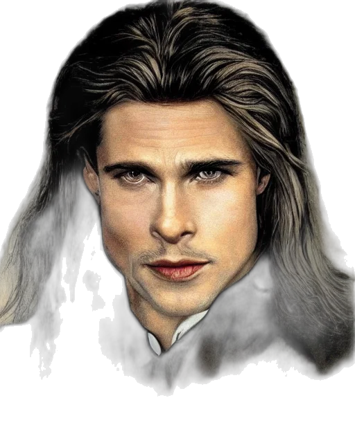 hair, face, photorealistic, fantasy art transparent PNG cut-out