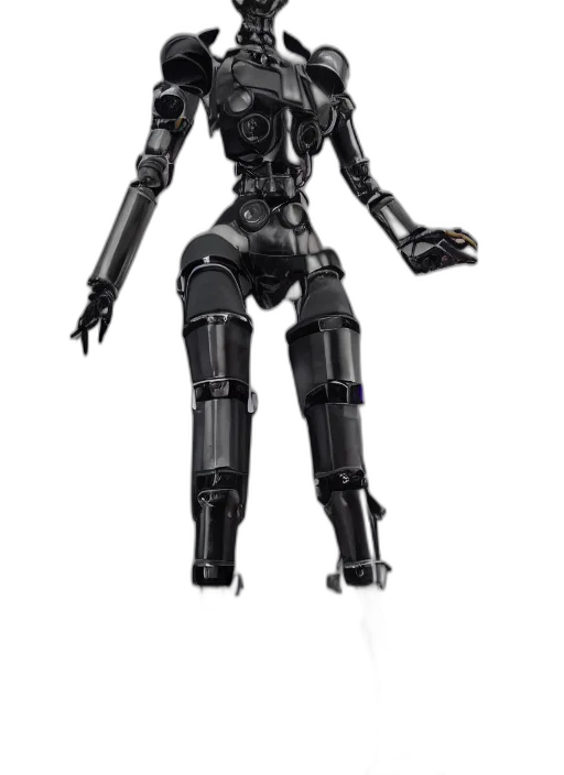 robot, 3d render, cyberpunk, concept art transparent PNG cut-out
