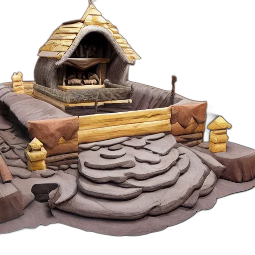 furniture, 3d render, concept art, fantasy art transparent PNG cut-out