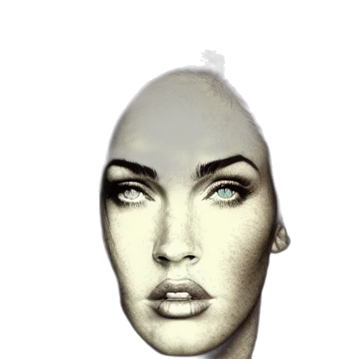 face, mask, jewelry, hair transparent PNG cut-out