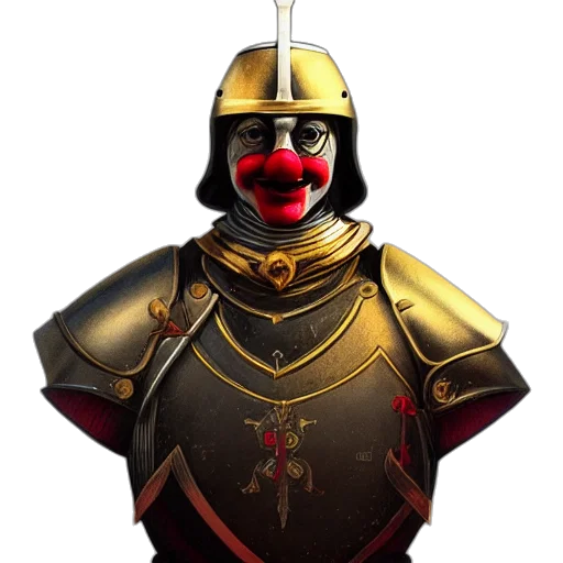 mask, crown, sword, face transparent PNG cut-out