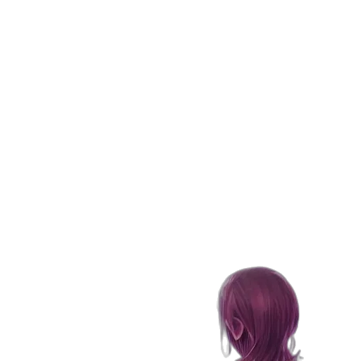 hair, dress, creature, staff transparent PNG cut-out