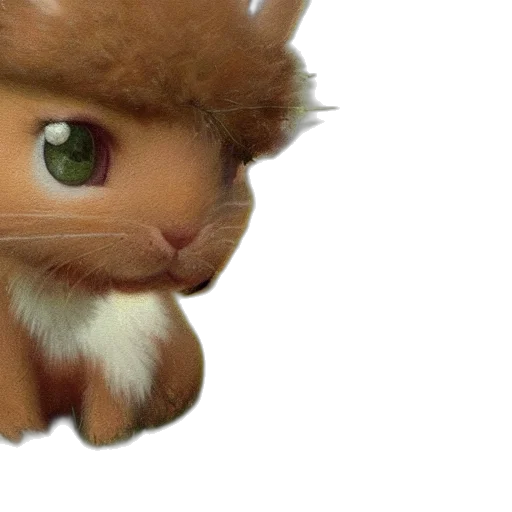 creature, animal, 3d render, photorealistic transparent PNG cut-out