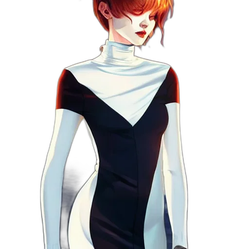 dress, jacket, staff, robot transparent PNG cut-out