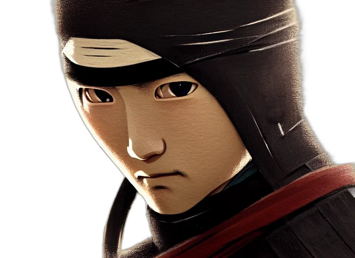 face, mask, robot, comic book art transparent PNG cut-out