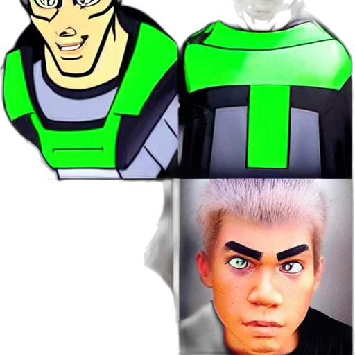 jacket, face, mask, comic book art transparent PNG cut-out