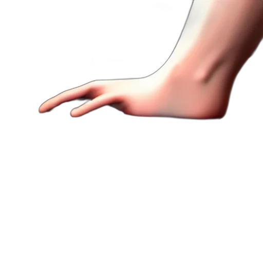 shoes, creature, hair, face transparent PNG cut-out