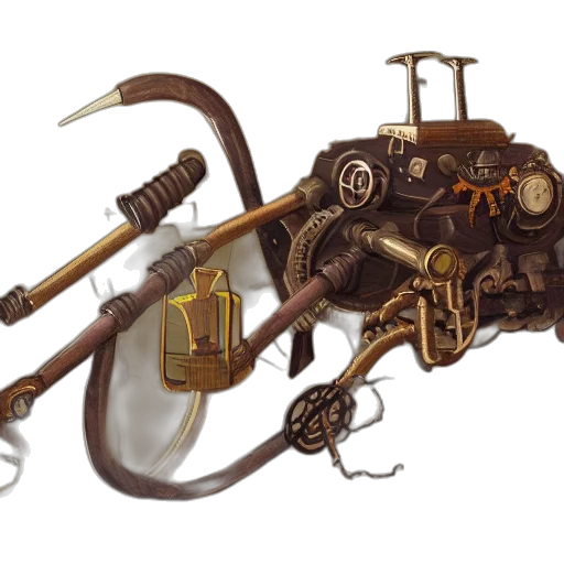 weapon, robot, staff, car transparent PNG cut-out