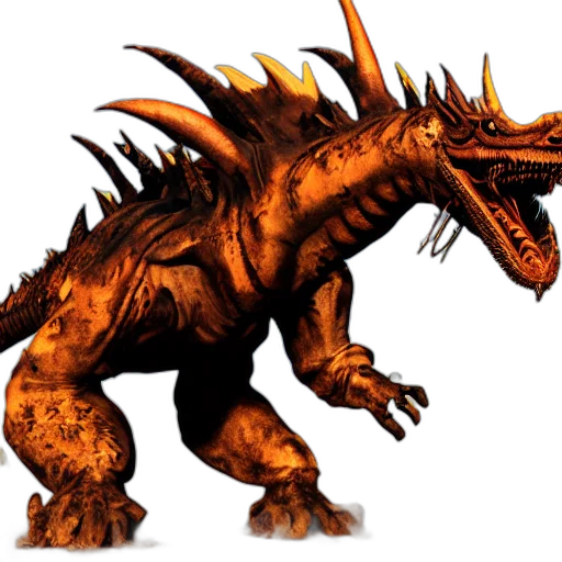dragon, creature, animal, weapon transparent PNG cut-out