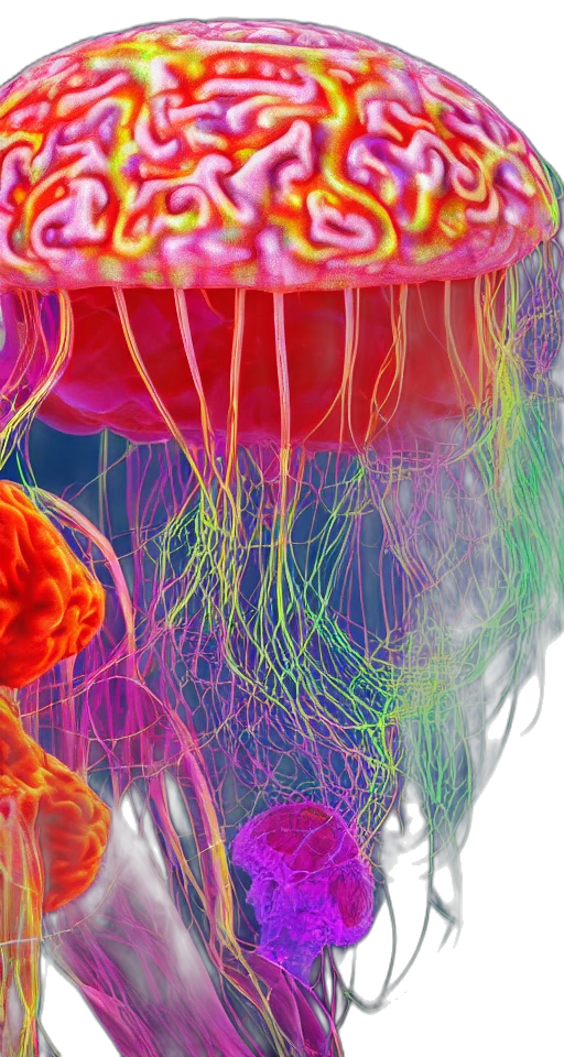 jellyfish, made, out, human transparent PNG cut-out