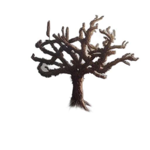 tree, crown, hair, staff transparent PNG cut-out