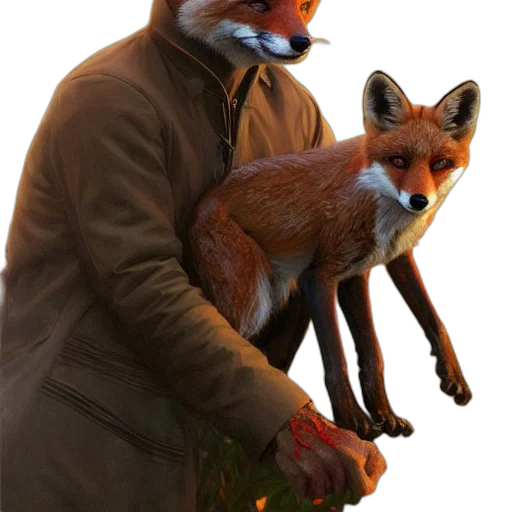 animal, jacket, creature, staff transparent PNG cut-out