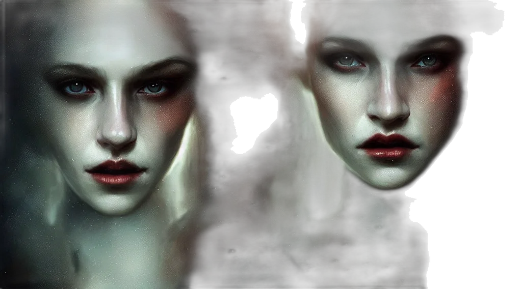 face, mask, photorealistic, fantasy art transparent PNG cut-out