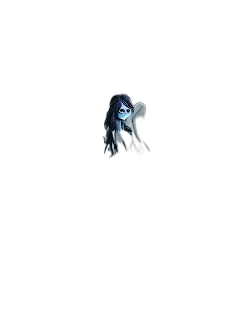 creature, mask, staff, hair transparent PNG cut-out