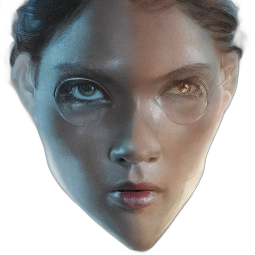 mask, face, jewelry, robot transparent PNG cut-out