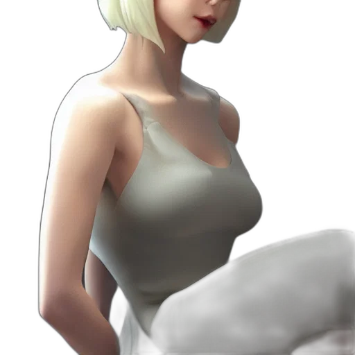 dress, face, staff, robot transparent PNG cut-out