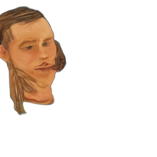 face, mask, hair, hat transparent PNG cut-out