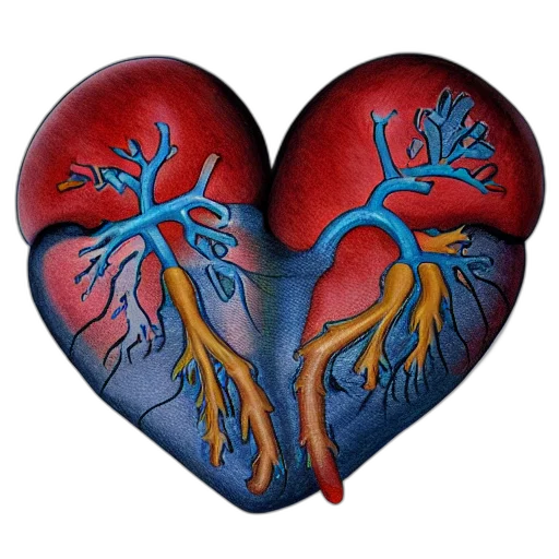anatomically, correct, heart, netter transparent PNG cut-out
