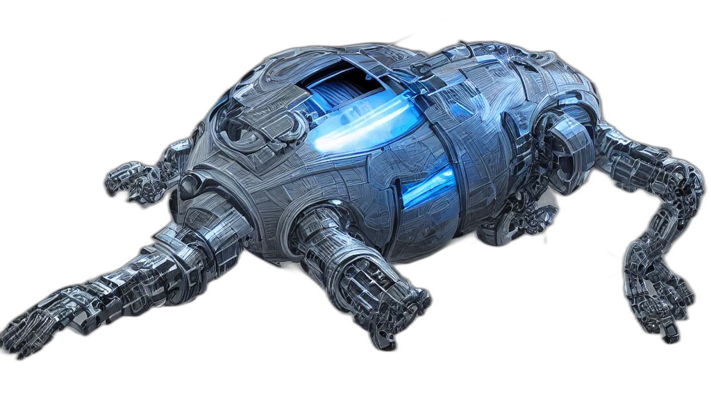 weapon, robot, creature, car transparent PNG cut-out