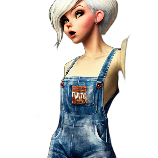 dress, staff, hair, face transparent PNG cut-out