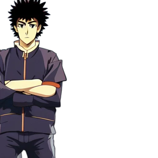 jacket, staff, anime, concept art transparent PNG cut-out