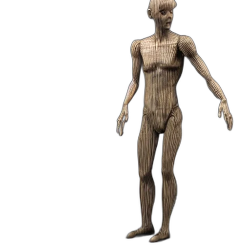 robot, creature, dress, staff transparent PNG cut-out