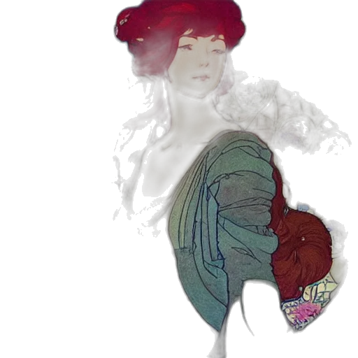 dress, hat, crown, face transparent PNG cut-out