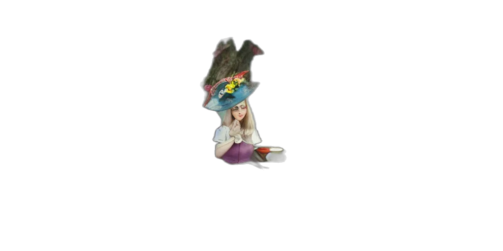hat, dragon, staff, crown transparent PNG cut-out