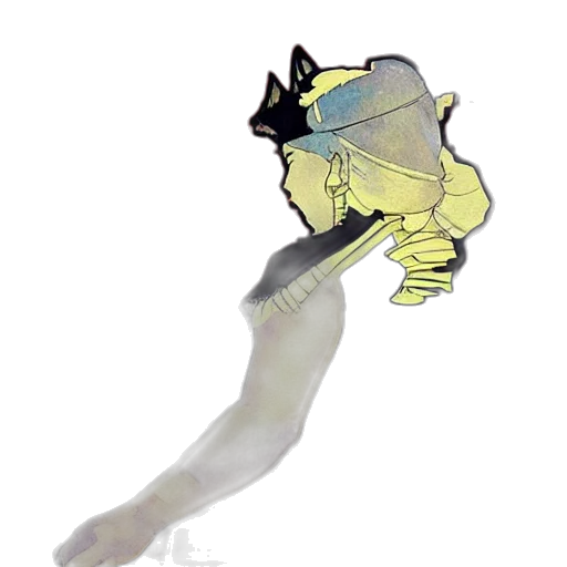 umbrella, staff, creature, flower transparent PNG cut-out