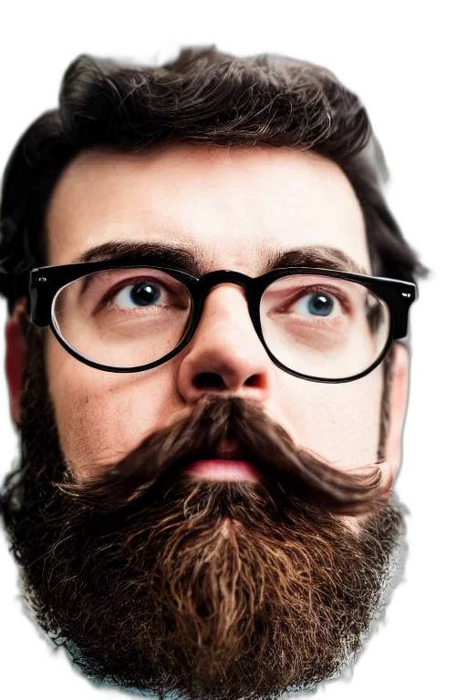 face, hair, mask, staff transparent PNG cut-out