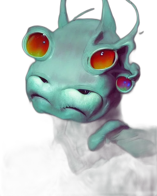 dragon, creature, mask, face transparent PNG cut-out