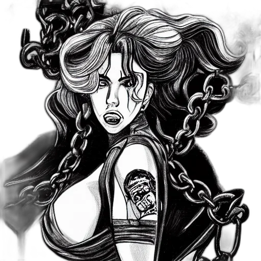 comic book art, fantasy art, concept art, cartoon transparent PNG cut-out