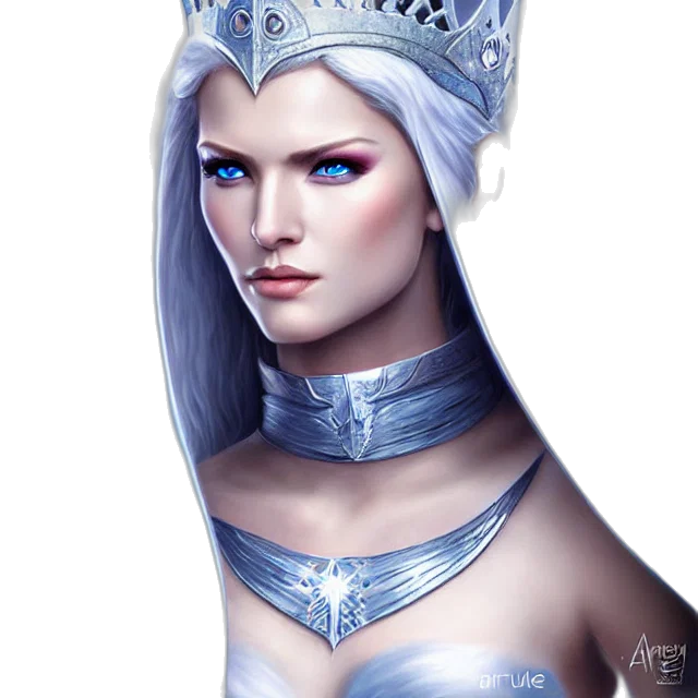 crown, face, jewelry, fantasy art transparent PNG cut-out