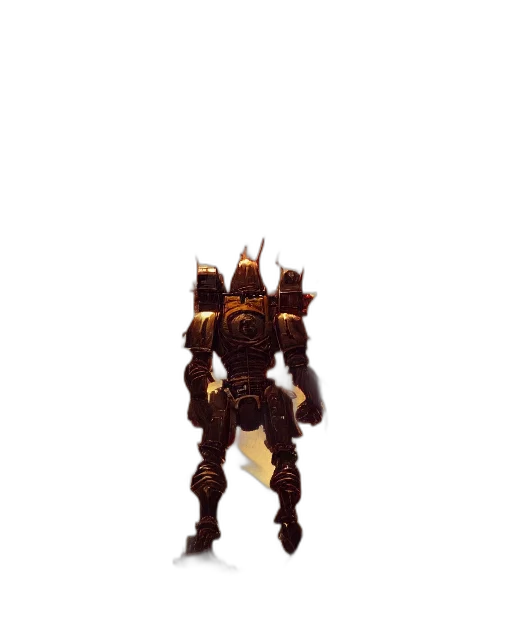 robot, weapon, staff, creature transparent PNG cut-out