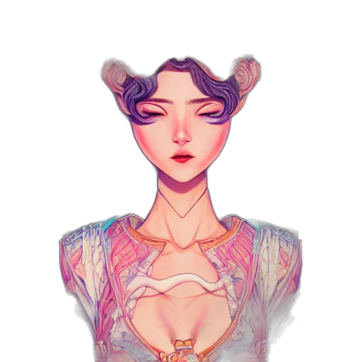 dress, mask, jewelry, creature transparent PNG cut-out