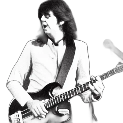 photorealistic, young, paul, mccartney transparent PNG cut-out