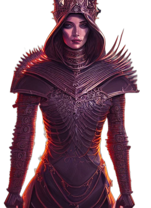 dress, creature, dragon, staff transparent PNG cut-out