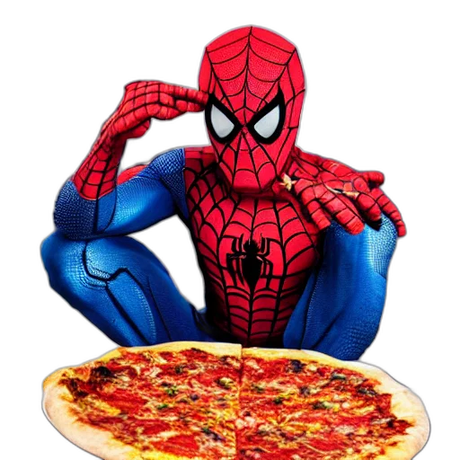 food, animal, 3d render, comic book art transparent PNG cut-out