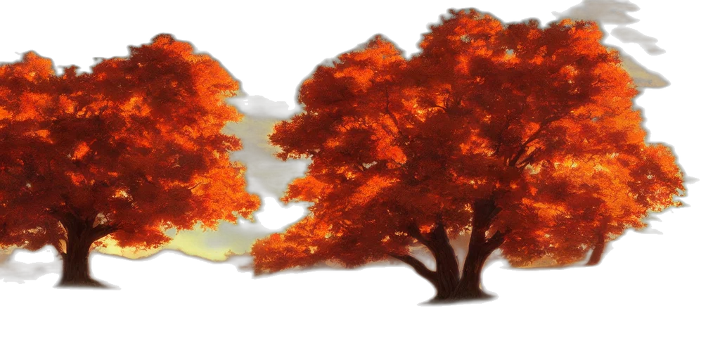 tree, crown, 3d render, photorealistic transparent PNG cut-out
