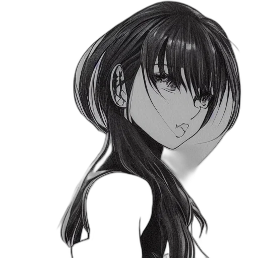 hair, face, dress, mask transparent PNG cut-out