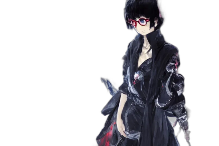 weapon, jacket, dress, staff transparent PNG cut-out