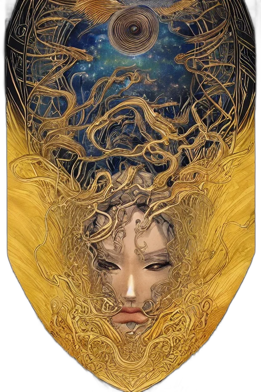 mask, crown, hair, jewelry transparent PNG cut-out