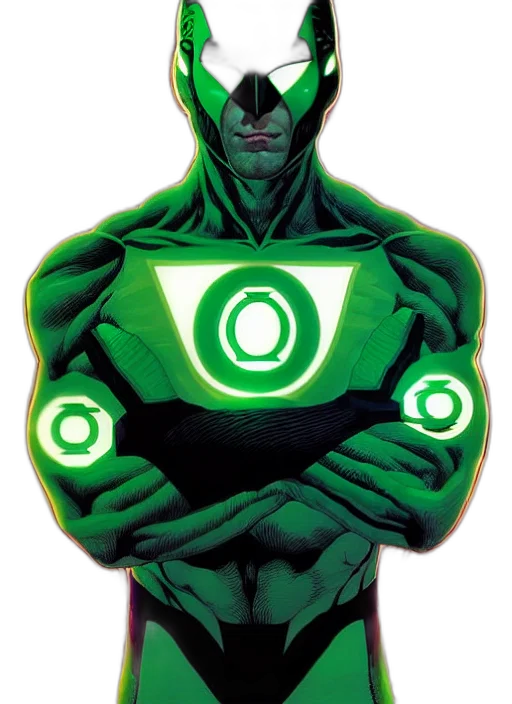 comic book art, concept art, green, symmetry transparent PNG cut-out