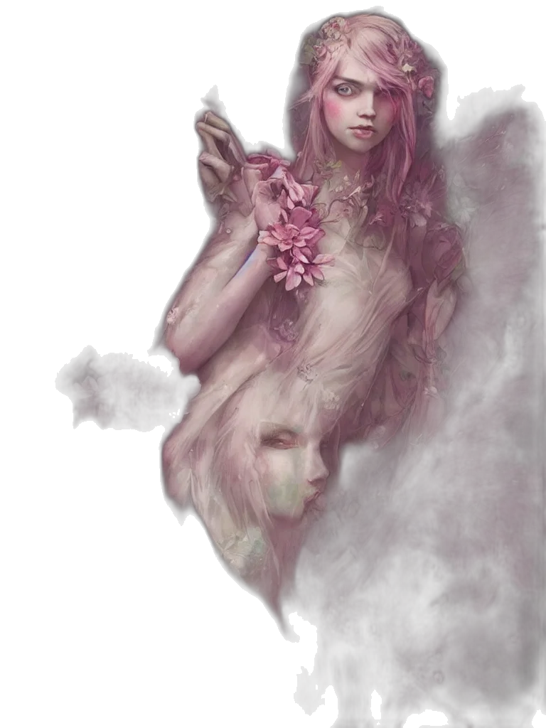creature, dress, fantasy art, concept art transparent PNG cut-out